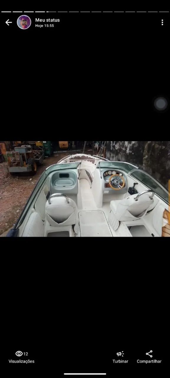 Lancha 23 pes motor mercuri 145 cavalos top - Foto 7