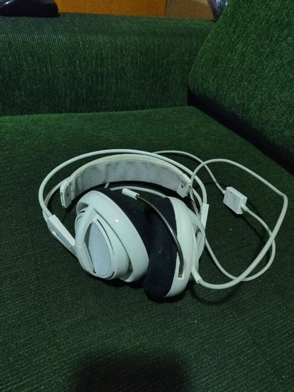 Fone Headset gamer SteelSeries Siberia v2 placa de som USB Aceito Troca  