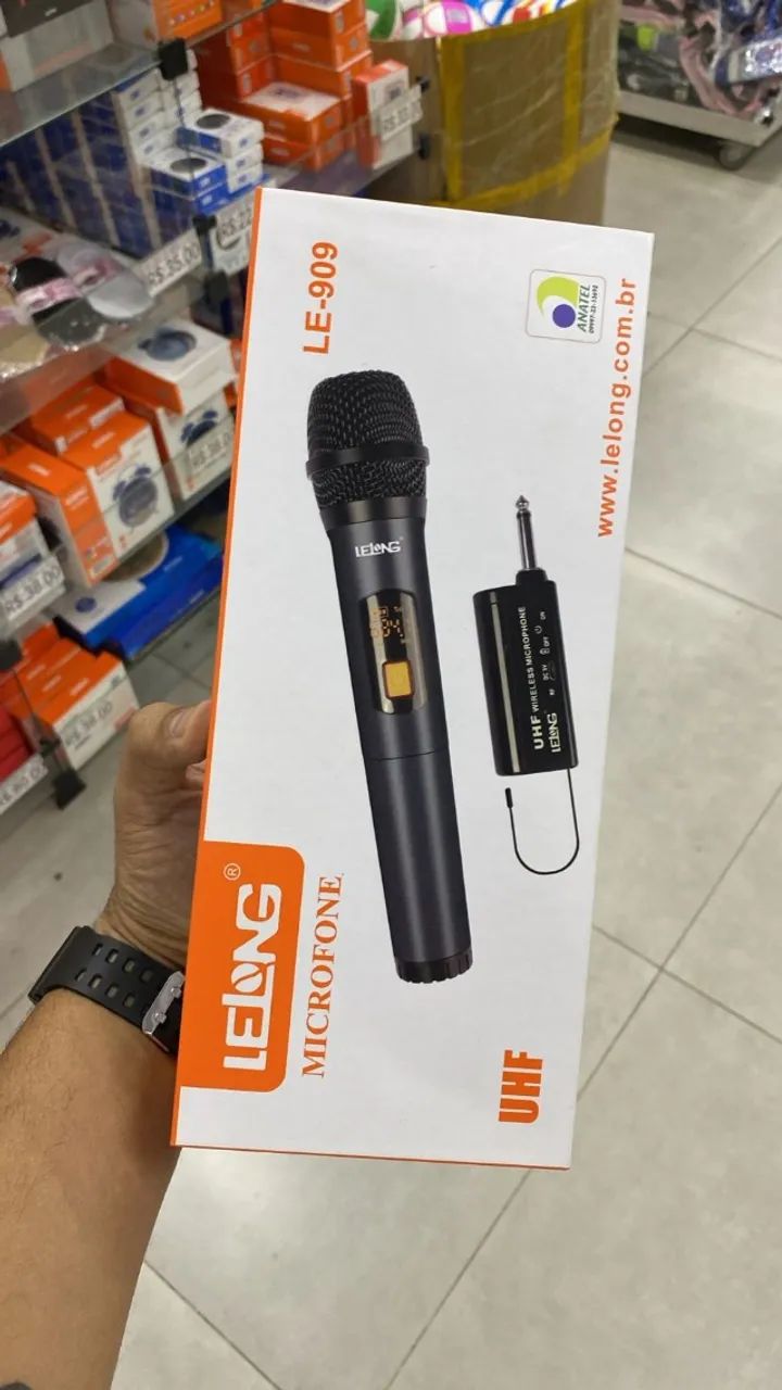 Microfones de otima qualidade (com e sem fio) 