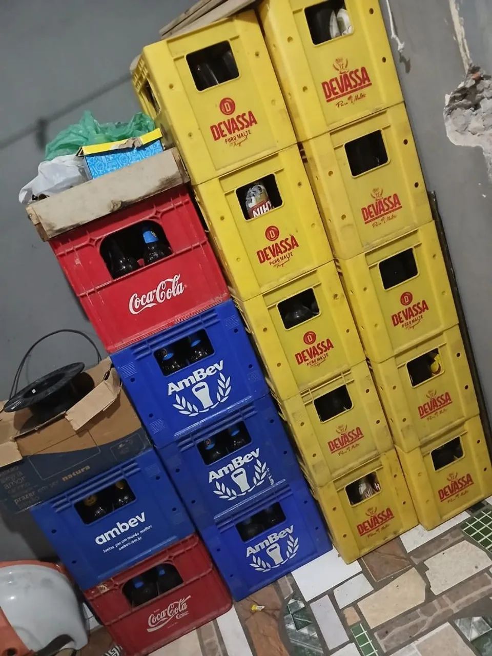 Engradados para cervejas de 1 litro