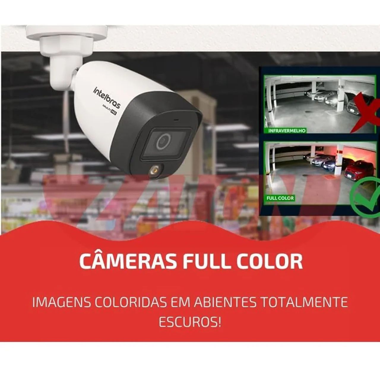 Kit câmeras fullcolor Intelbras  - Foto 3