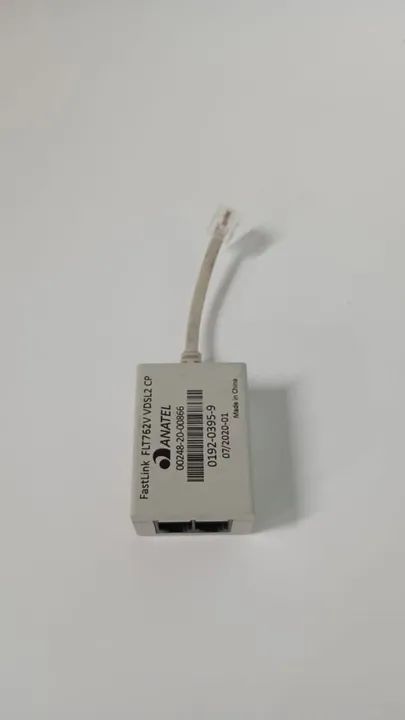 Micro Filtro Adsl Telefone Modem Internet entrada Dupla Kit 2un R$8