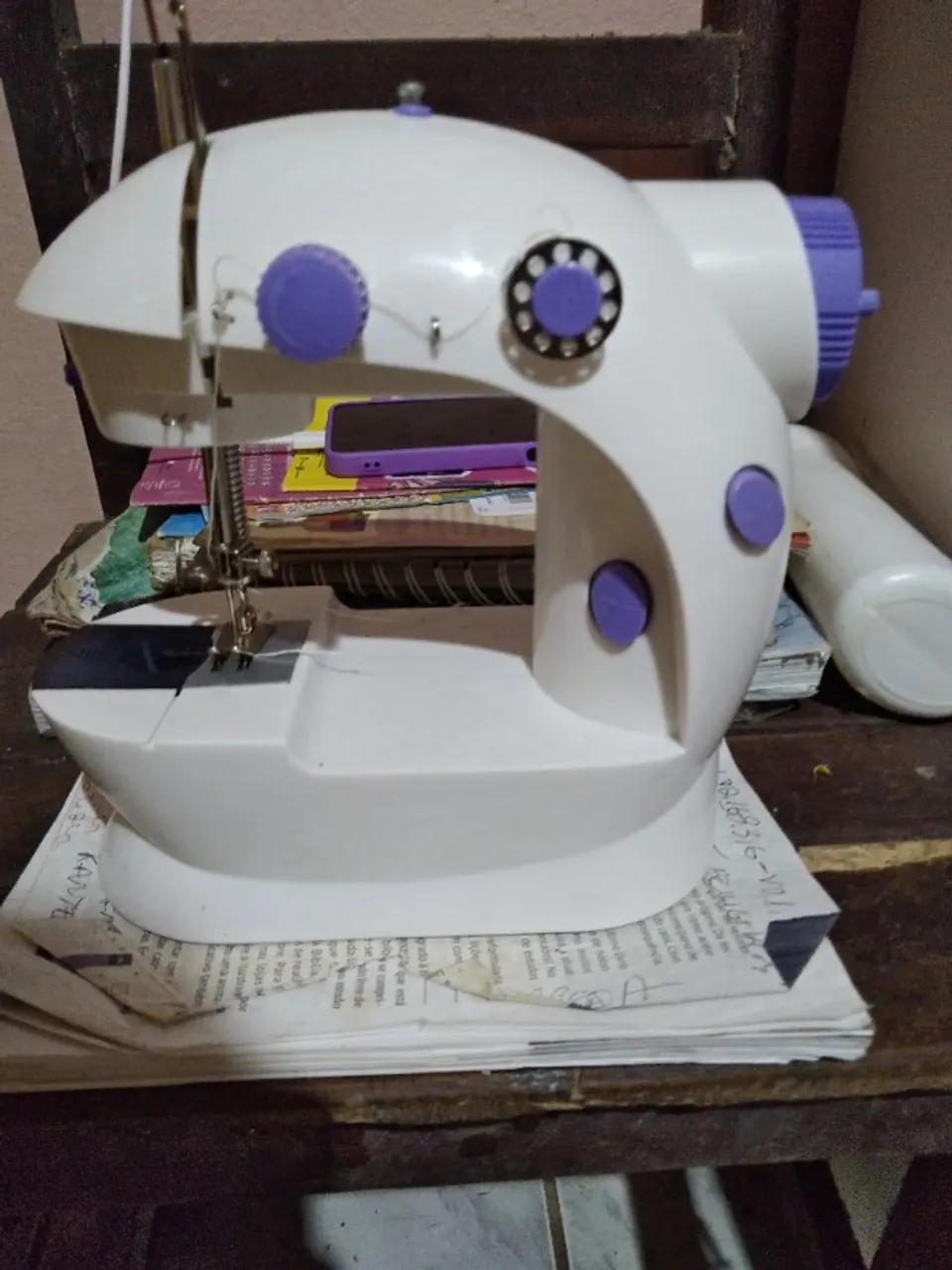 MINI MÁQUINA de costura nova 