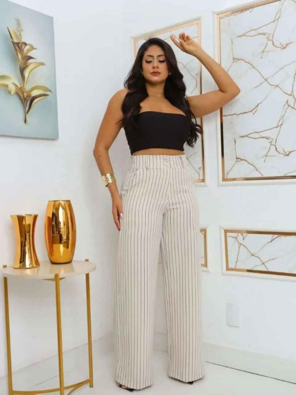 Calça alfaiataria Pantalona  - Foto 5