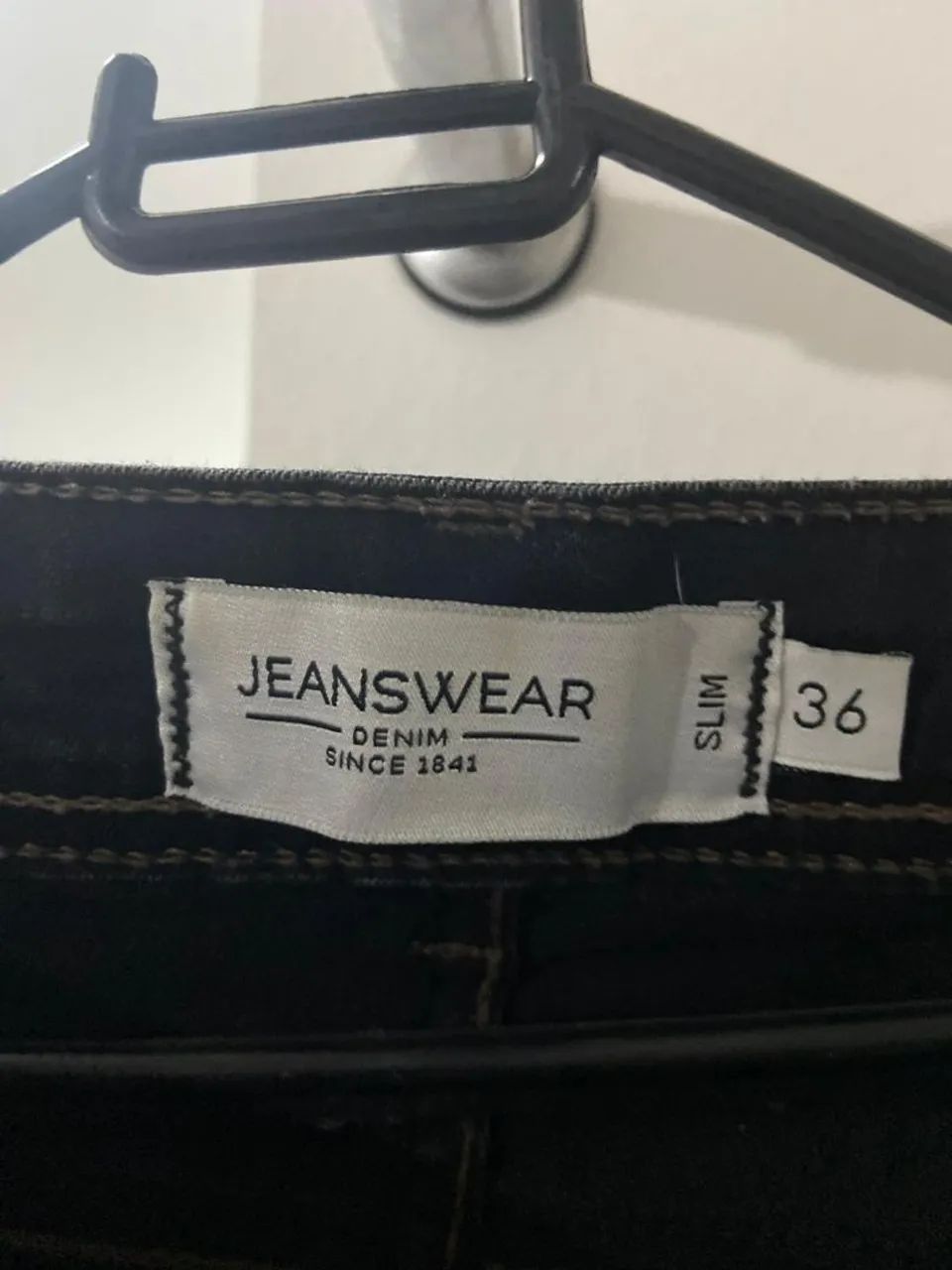 Calça Jeans Preta slim Jeanswear  - Foto 2