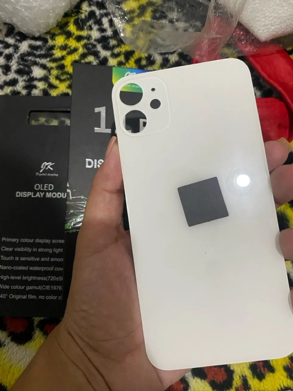 Vidro traseiro iPhone 11 Branco 