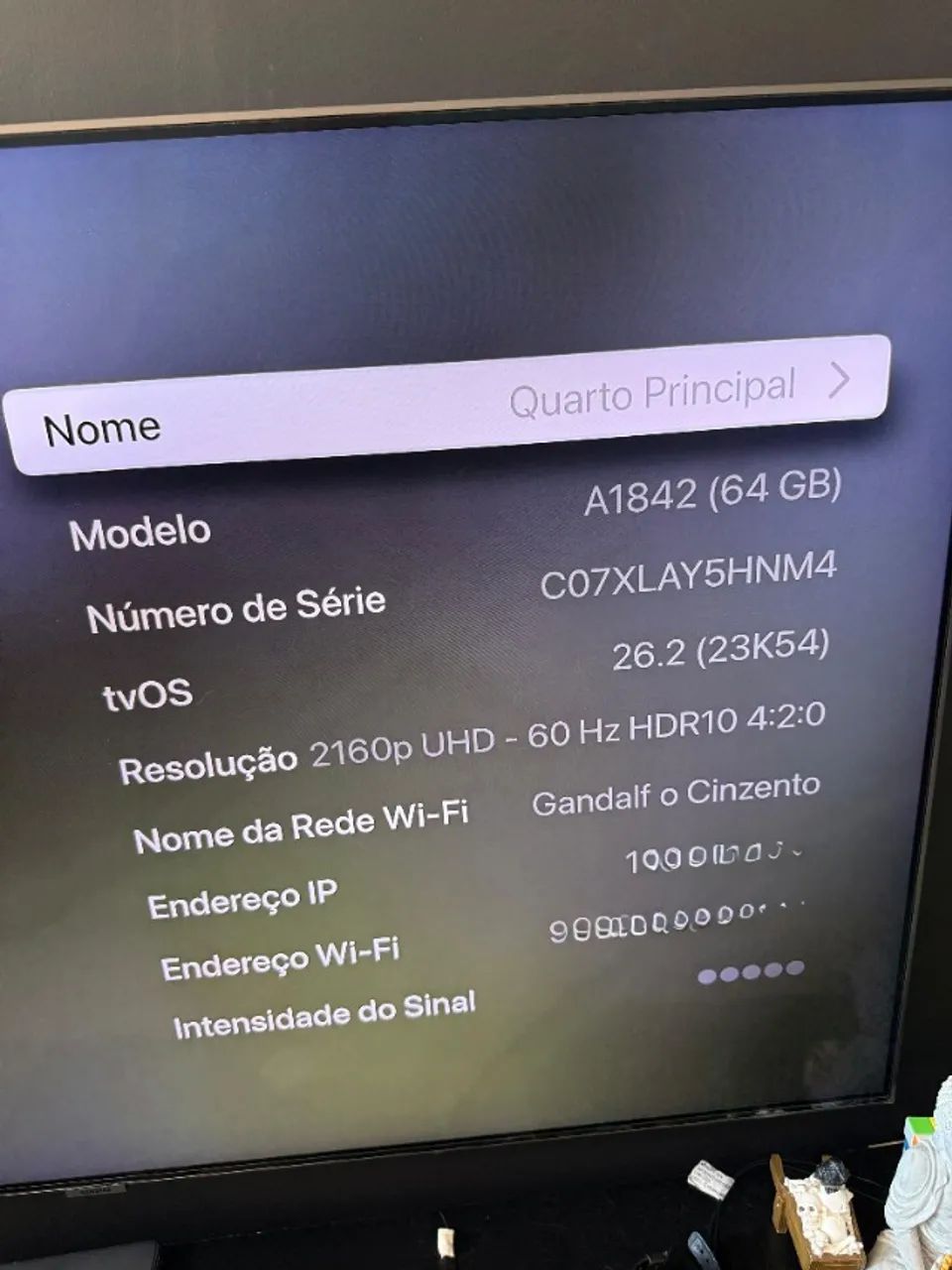 Apple TV 4K - Modelo A1842(64GB) - Dispositivos de Streaming