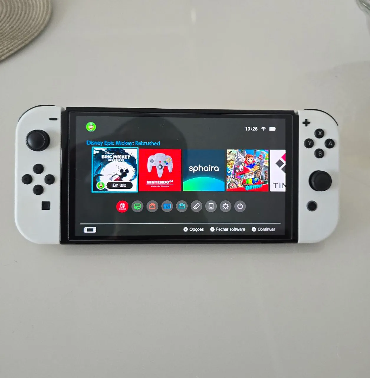 Nintendo Switch OLED Branco - Desbloqueado - 512GB