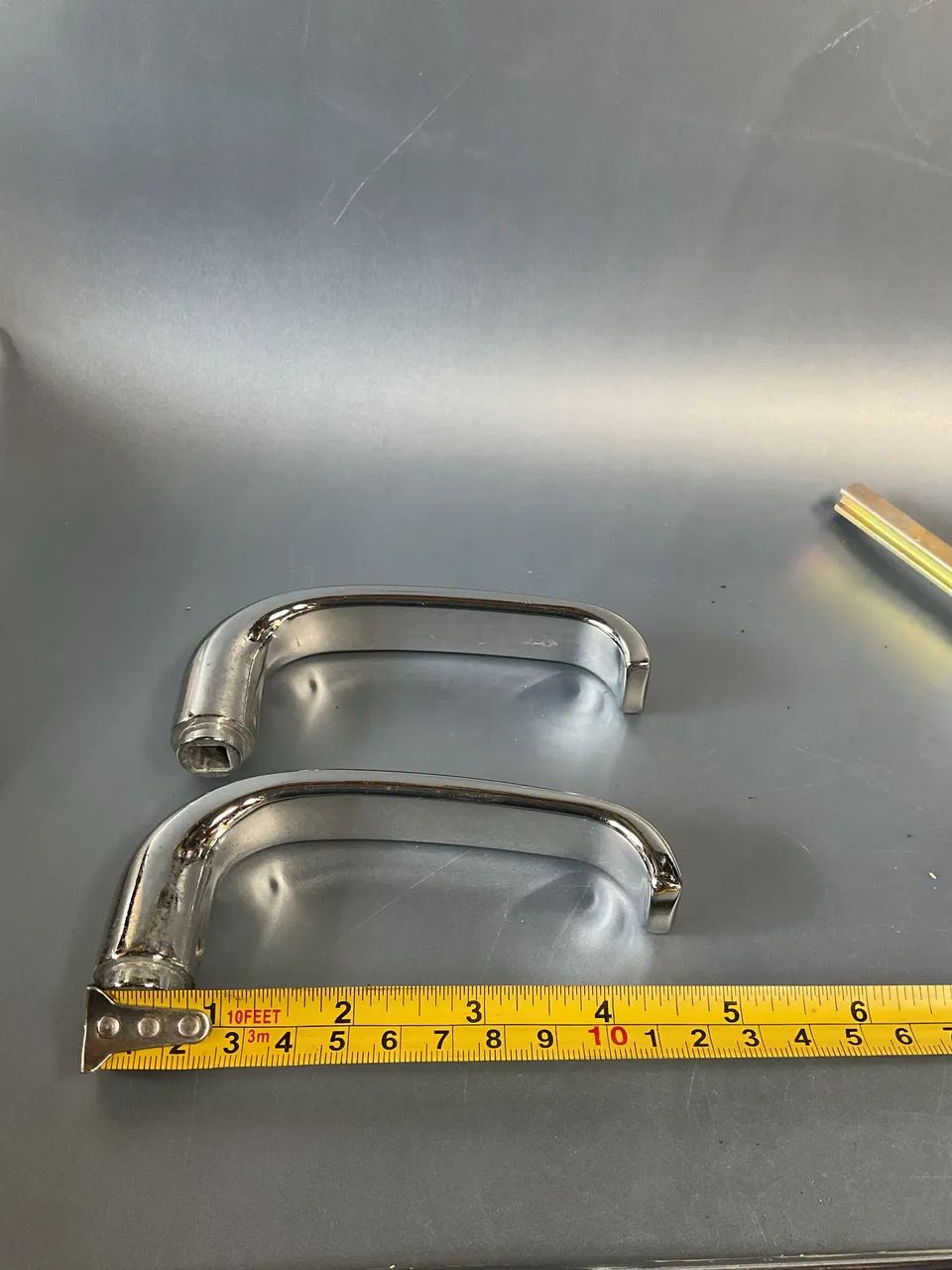 Chrome Door Handle Set, Mirror Plates, Lock Trim Plates64750513527042120