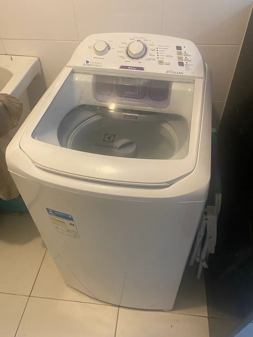 máquina de lavar 8 kg 