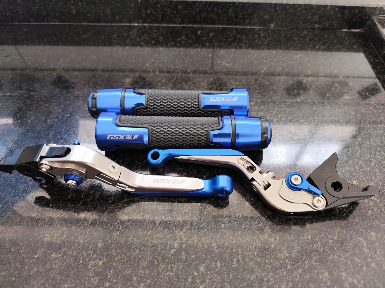 Manetes + Manoplas + Retrovisores Esportivos Suzuki GSX 650F e BANDIT  - Foto 4