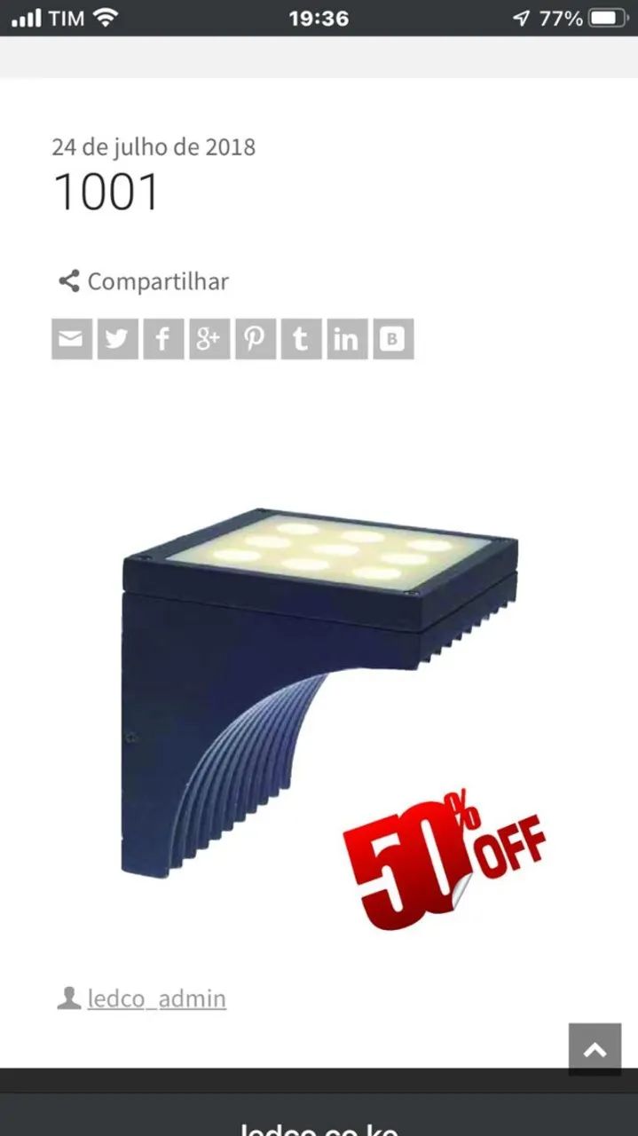 Luminaria led externa - Foto 2