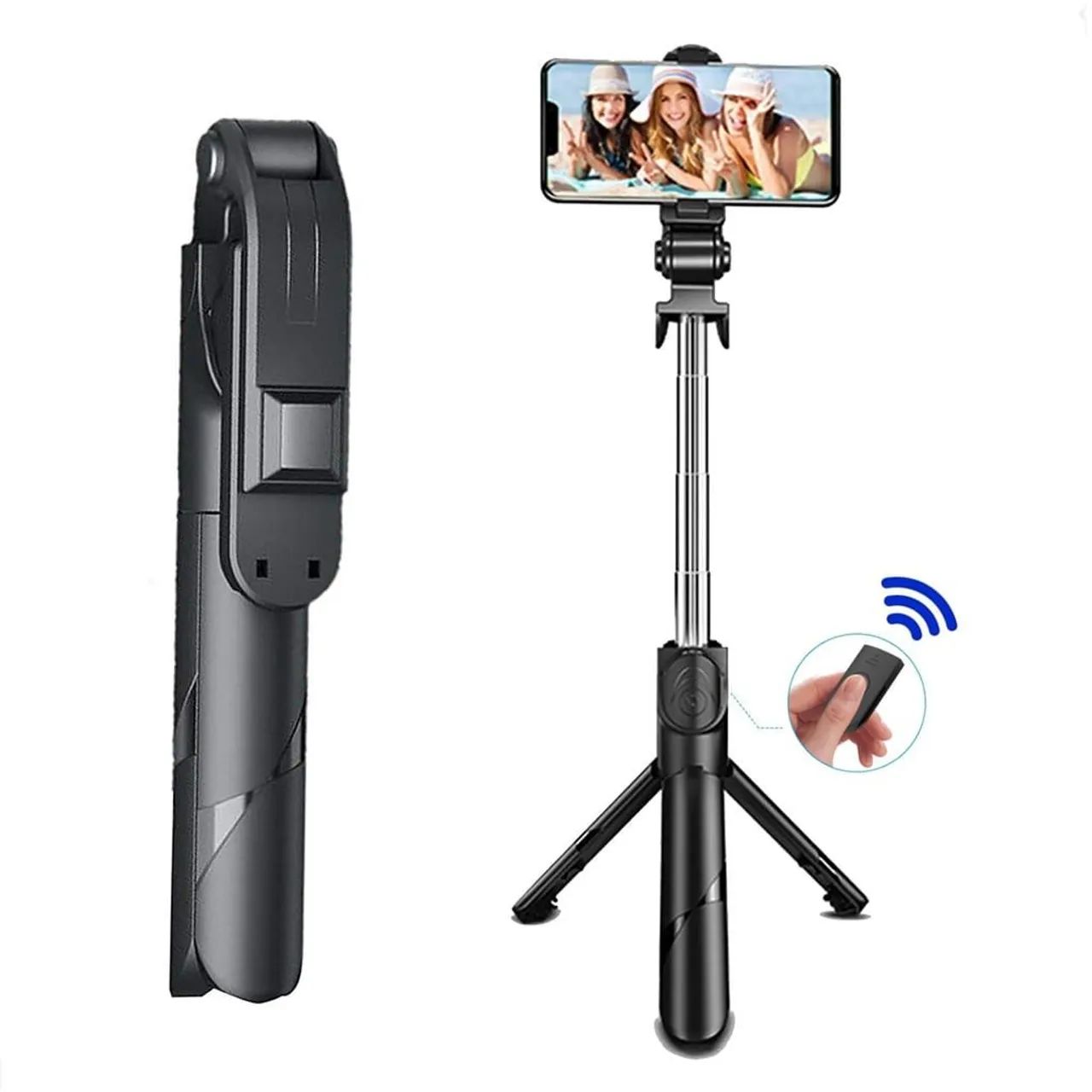 Tripé para Celular com Controle Remoto Bluetooth