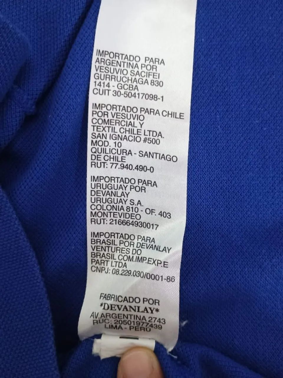 Camisa Polo Lacoste Azul - Original - Foto 5