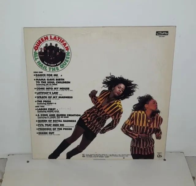 Queen Latifah,Lp All Hail The Queen,Com Encarte,Stiletto,1990 - Foto 2