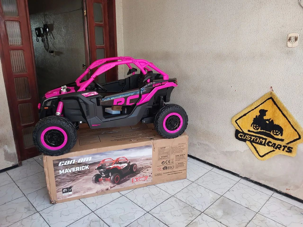 CARRINHO ELÉTRICO 24V CAN-AM MAVERICK 4X4  - Foto 4