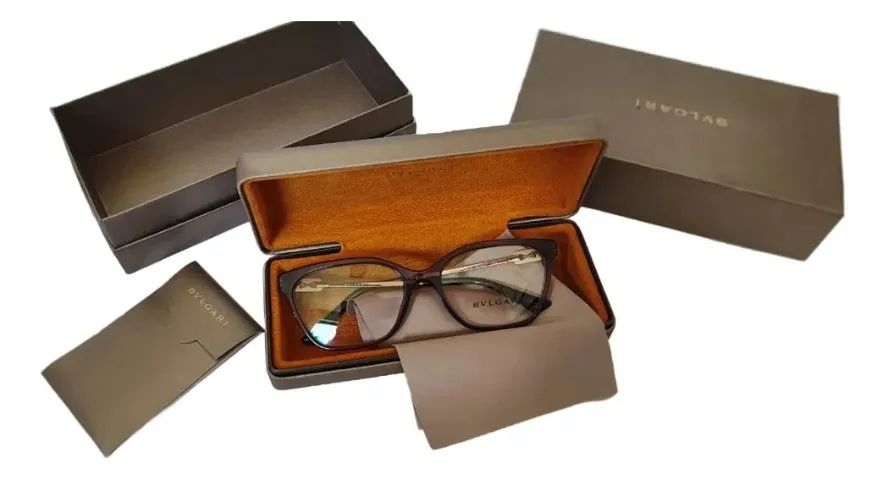 Armação De Óculos Bvlgari Mod 4207 5512 - Original