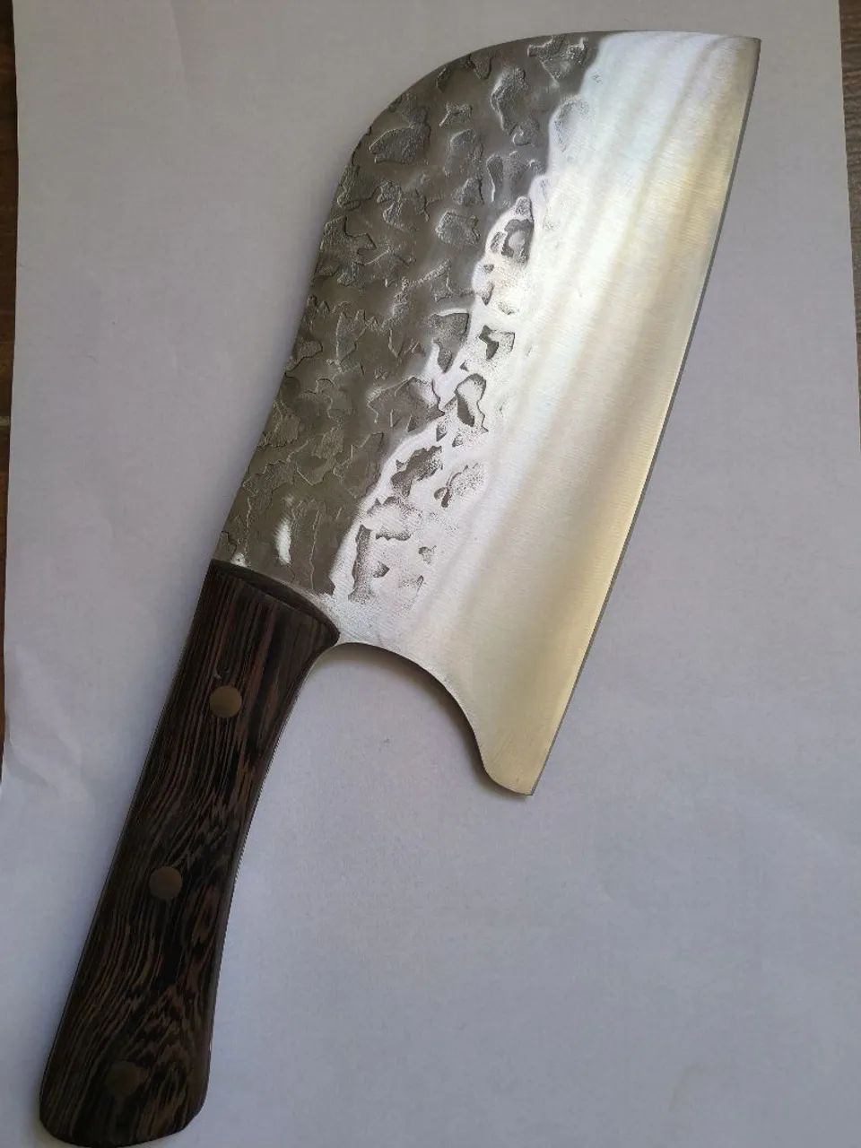 Cutelo Sérvio Frete grátis Artesanal 12pol. Aço Carbono Forjado - Foto 3