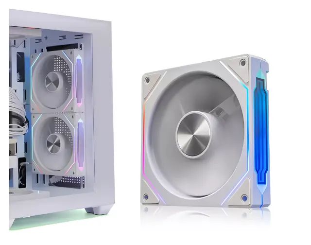 Cooler argb Prism 4rs Branco 12cm - Unidade