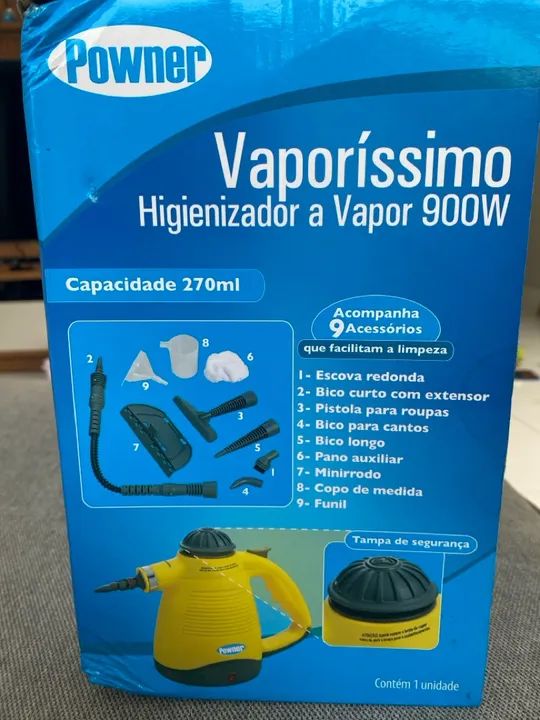Vaporíssimo Higienizador a Vapor 900W - Powner - Foto 3