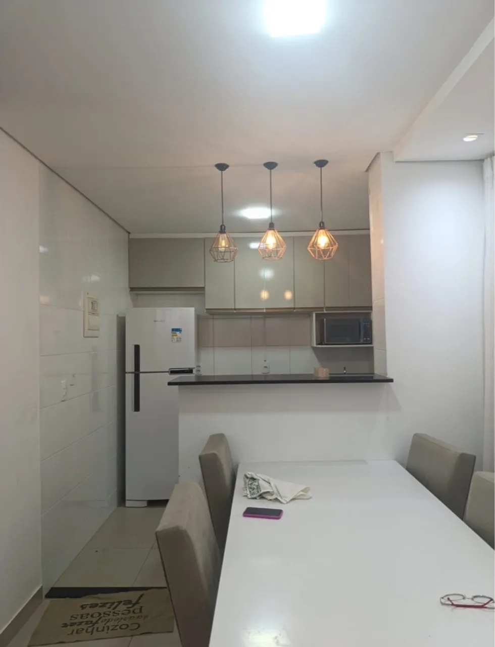 Alugo apartamento semi mobiliado