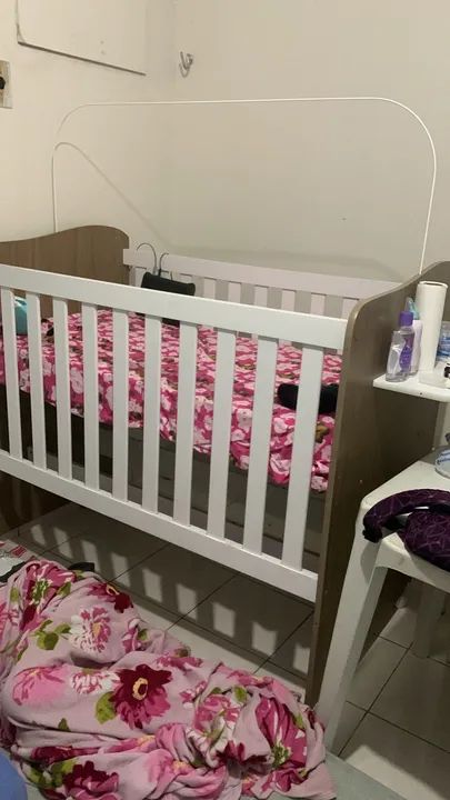 Berço Infantil com Mosquiteiro - Foto 2