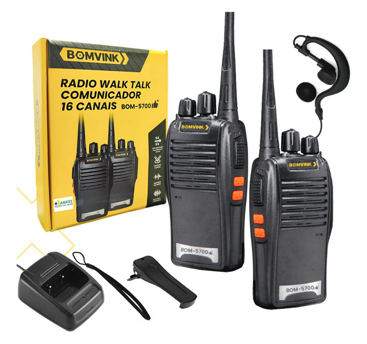 Rádio Comunicador Walkie Talkie (entrega gratis)