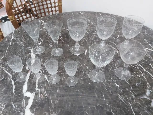Taças de cristal 