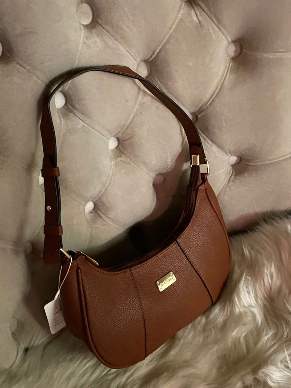 Linda Bolsa Baguete Marrom NOVA 129,00 - Foto 3