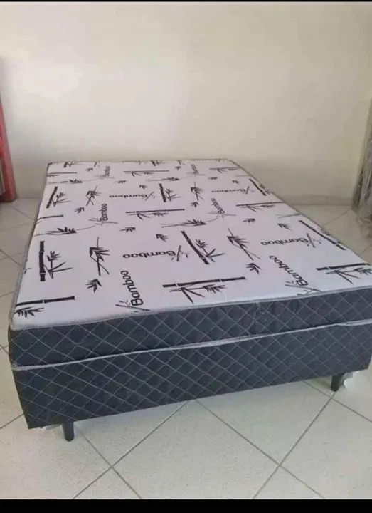 Cama Box Casal Box 20cm com molas ensacadas 670,00 FRETE GRÁTIS  - Foto 2