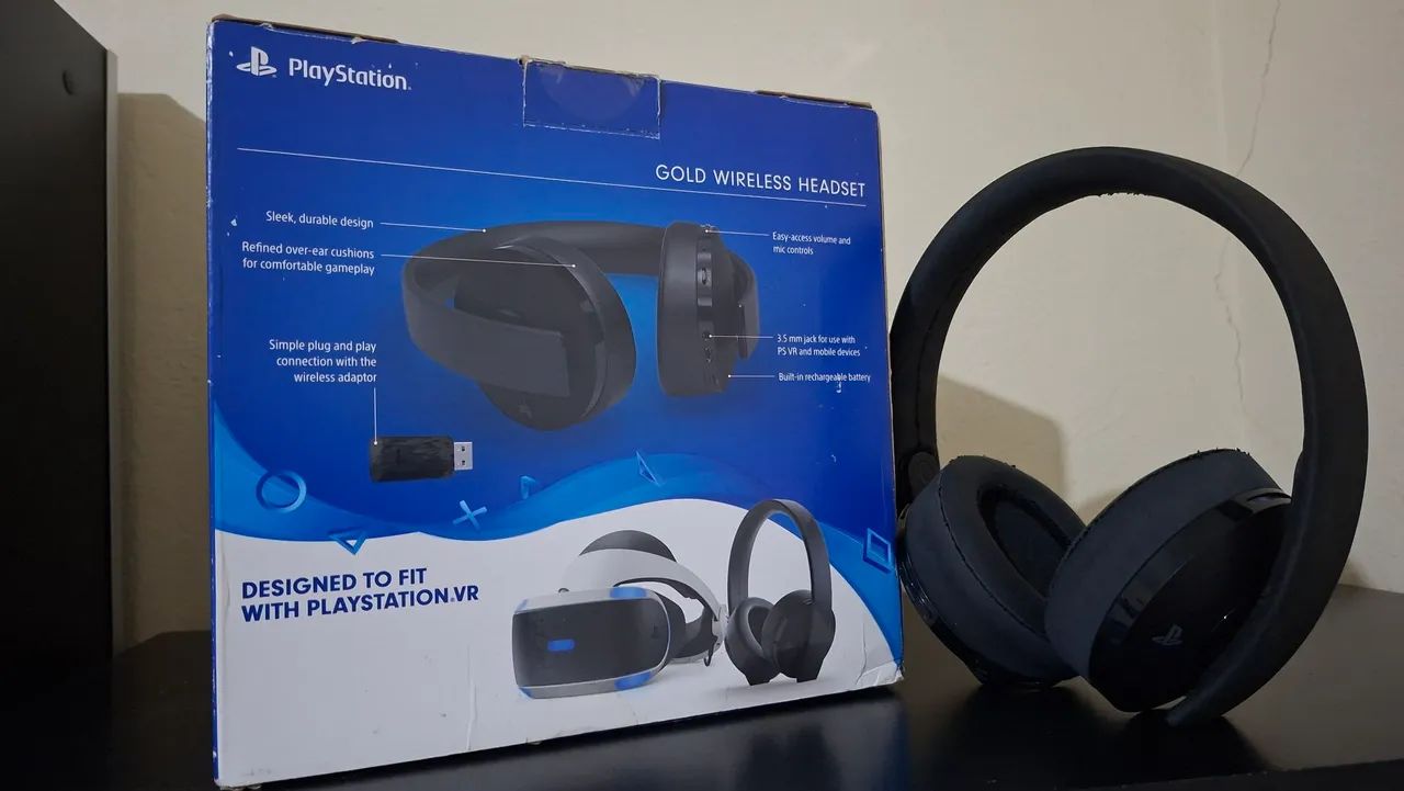 Headset New Gold Wireless PS4/PS5  - Foto 2
