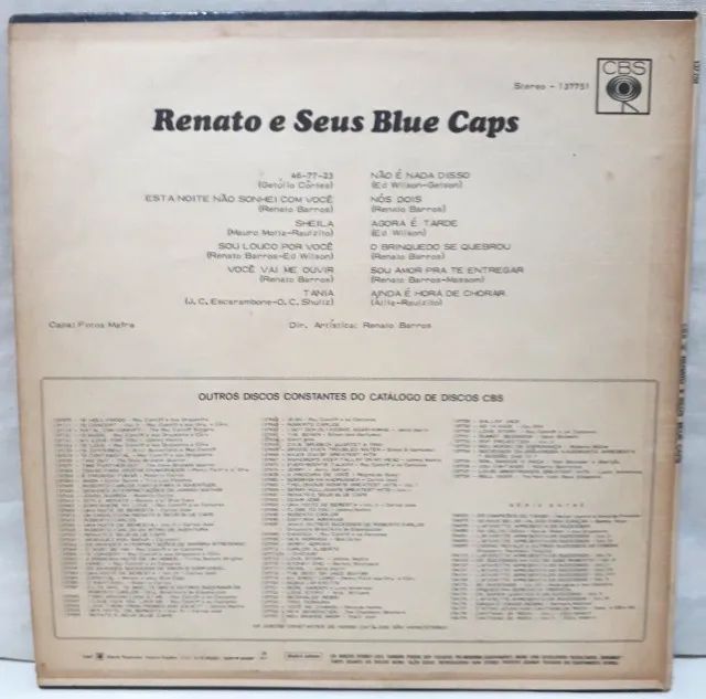 LP Renato e Seus Blue Caps 1971 original excelente - Foto 2