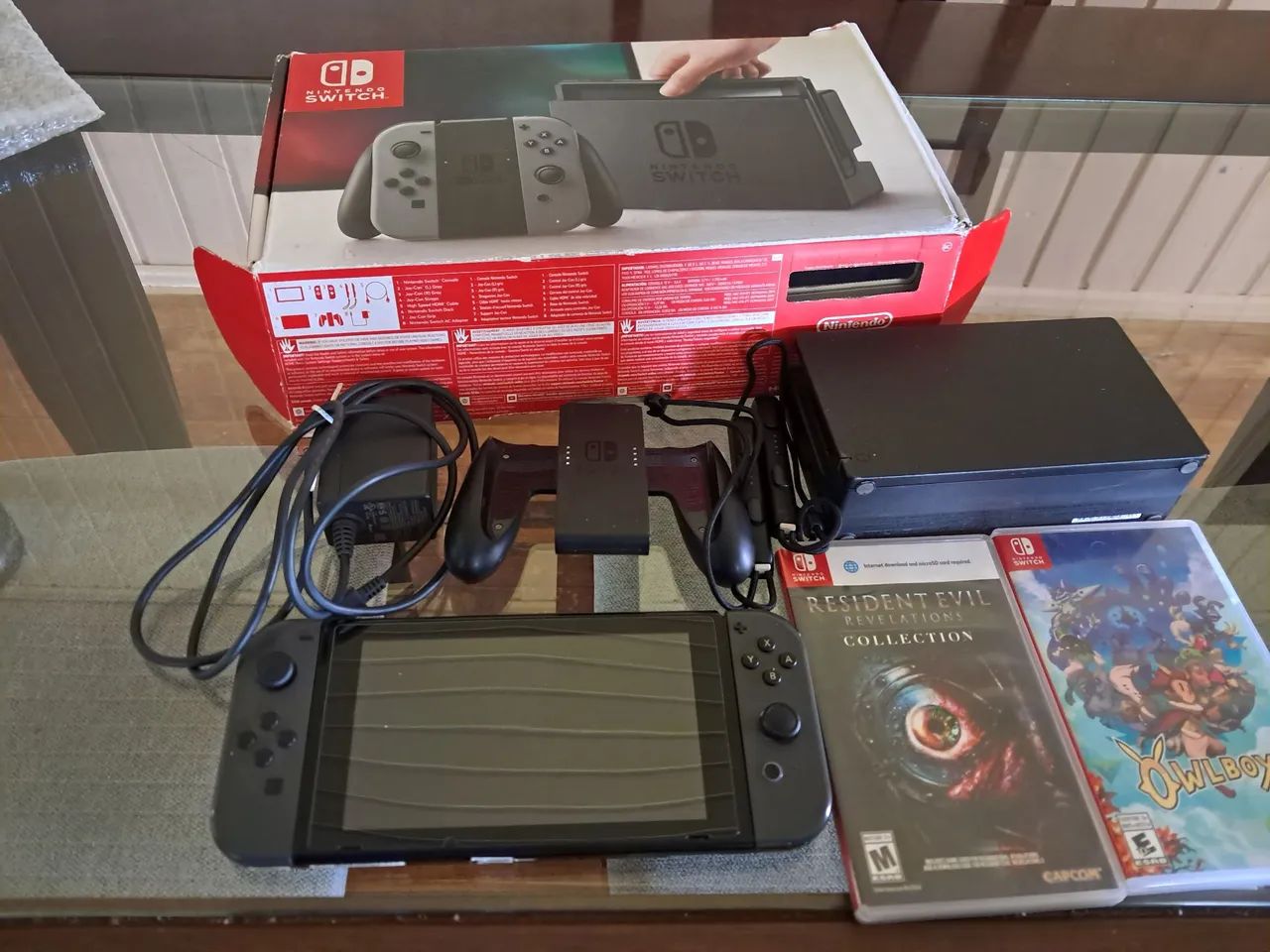 Nintendo switch bloqueado com jogos e online 