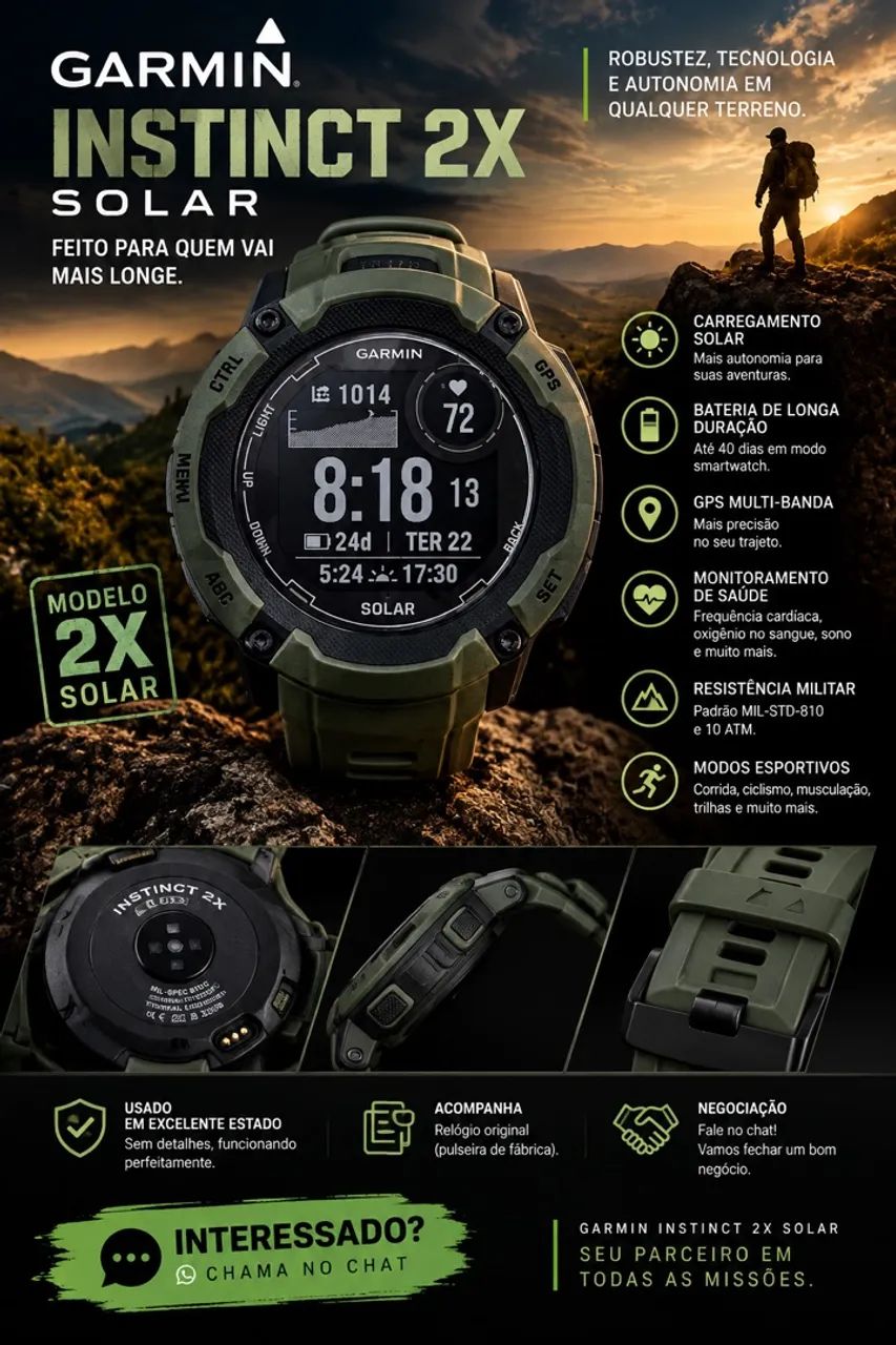 Garmin Instinct 2X Solar  - Foto 2