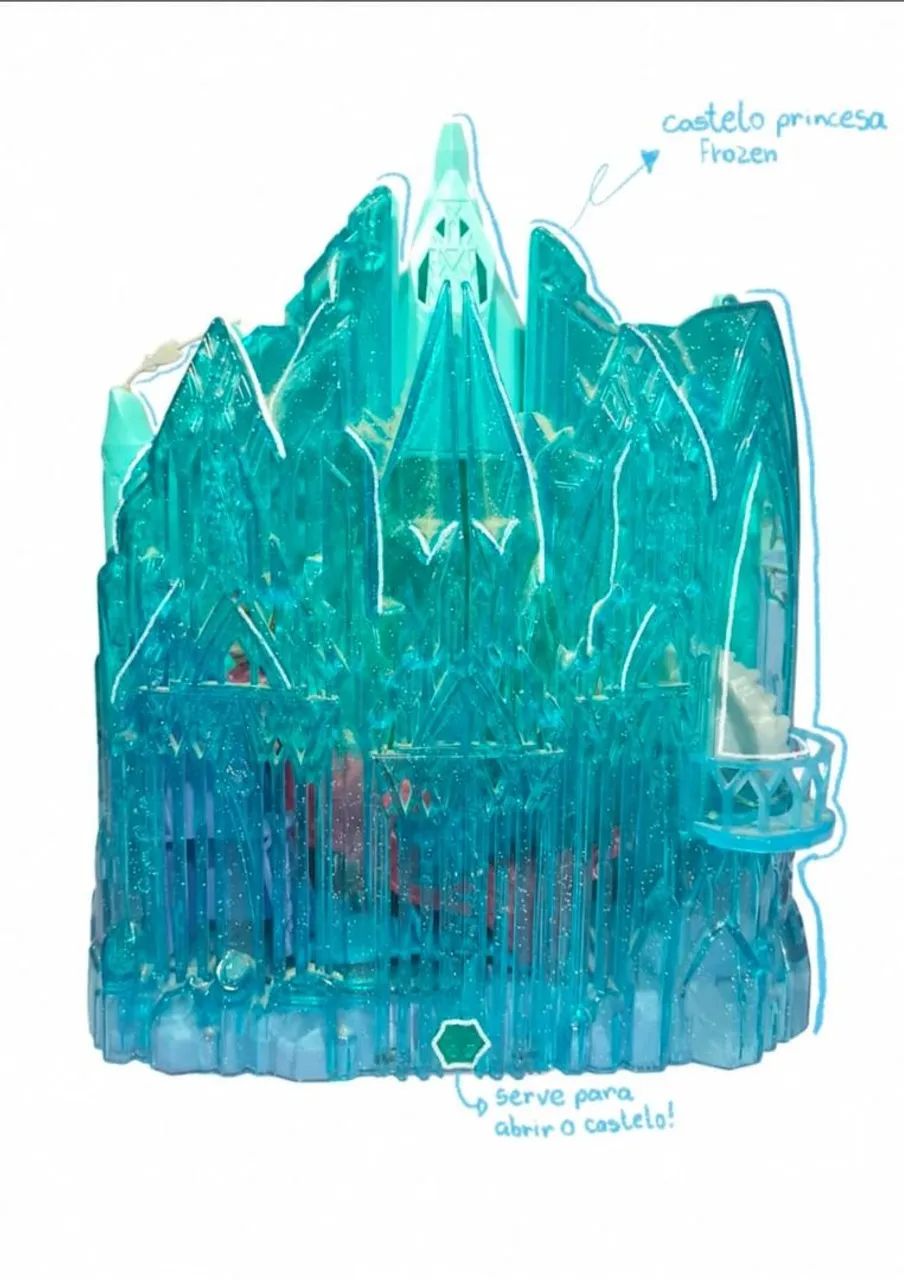 CASTELO COM LUZES PRINCESS FROZEN 