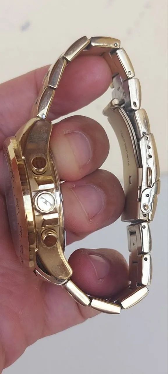 Relógio Technos dourado 2 em 1 - Foto 2