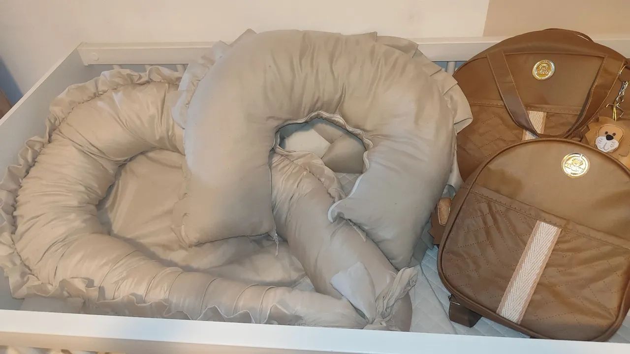 Bolsa maternidade,ninho e almofada  - Foto 2