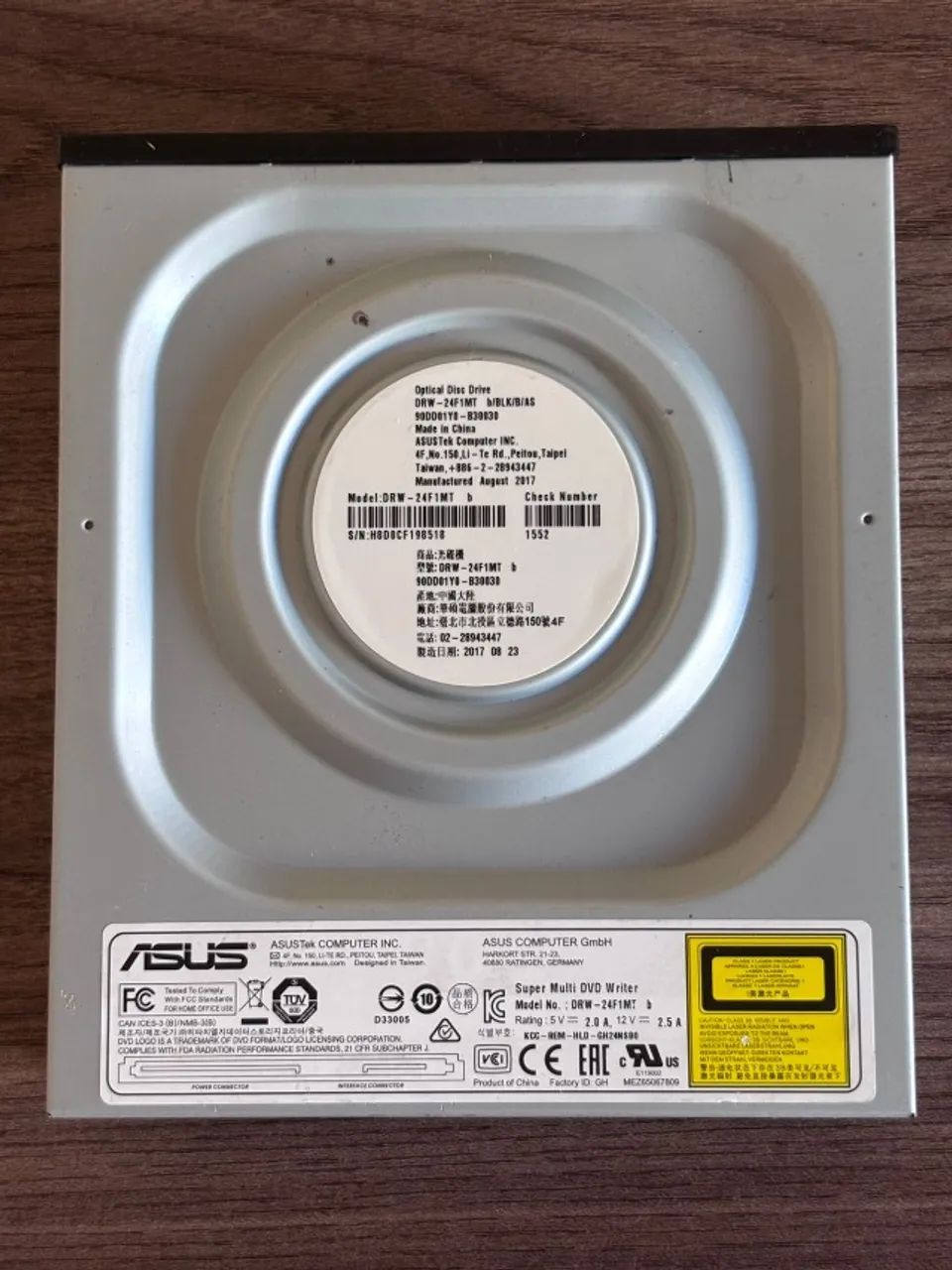 LEITOR DE DVD - ASUS