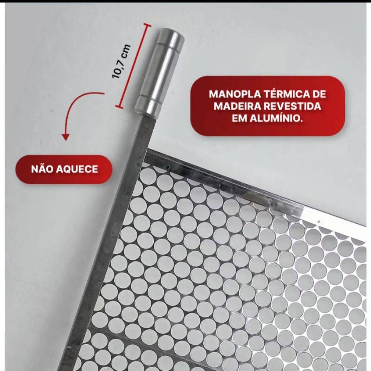 Grelha Inox tipo moeda para churrasqueira  - Foto 3