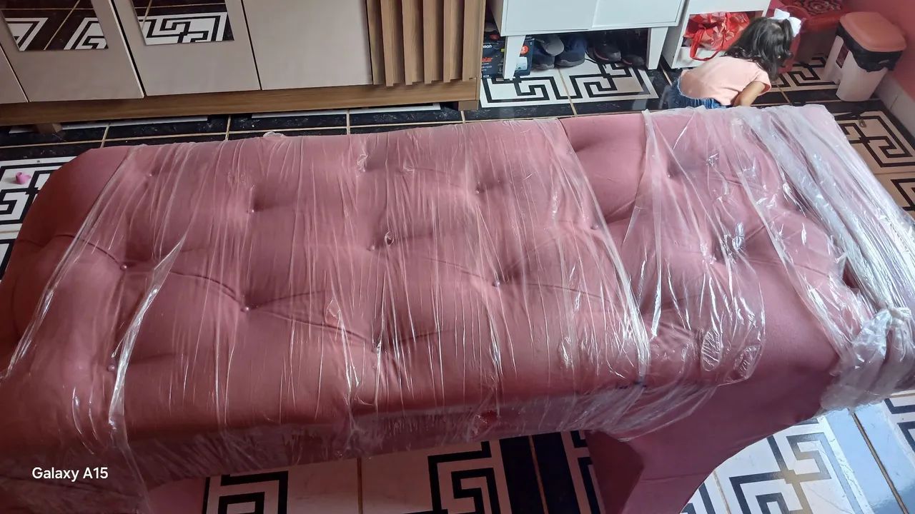 Maca rosa e Luminária Arco Meia Lua com Base de Chão Uso para Estética e Decoração - Foto 2