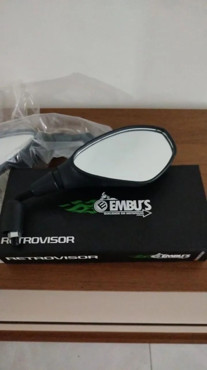 Retrovisor esportivo para moto 