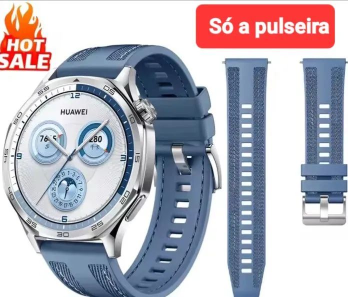 Pulseira de silicone universal 22mm(2cm) - Foto 4