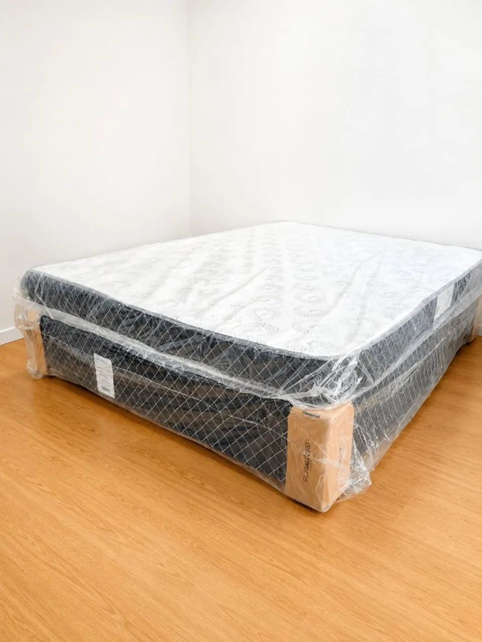 Conjunto Box Base + Colchão Casal D20 14cm - Novo - Foto 2