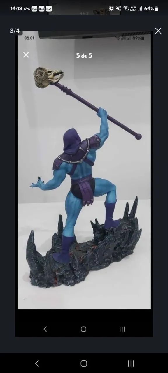 Vendo SKELETOR Iron Studios - novo commcx arte e parda  - Foto 2