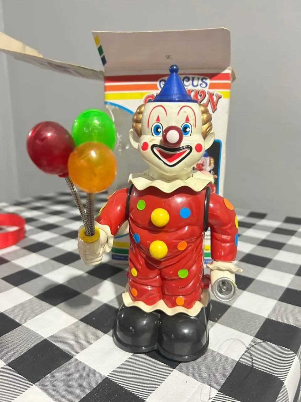 Brinquedo antigo anos 80 Circus Clown