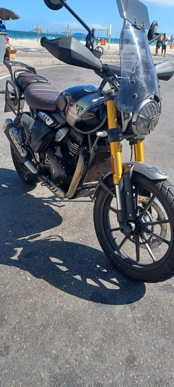 Triumph Scrambler 400X, com accessorios - Foto 2