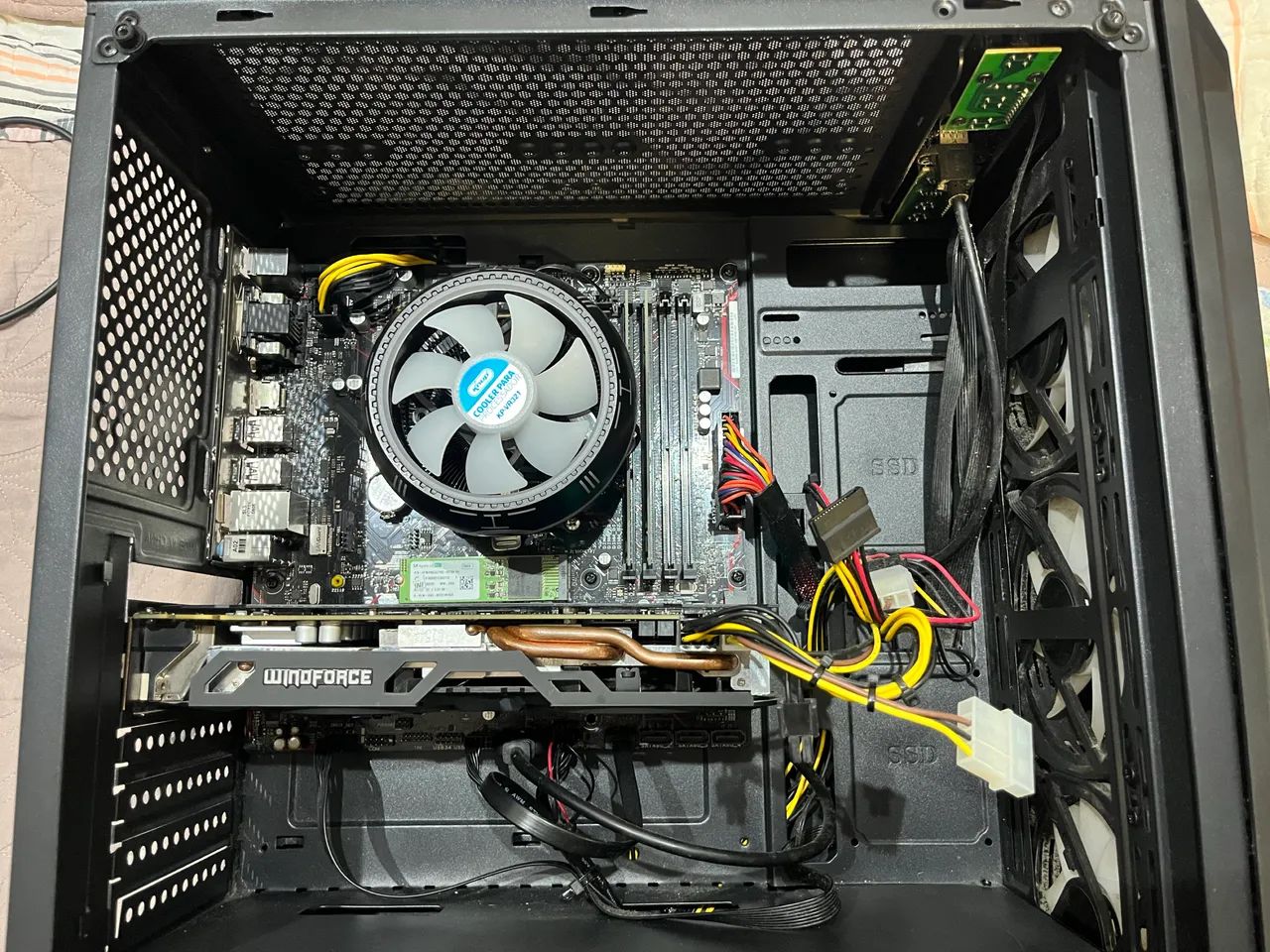 PC Gamer Ryzen 5 3400G + GTX 960 4GB + Teclado Mecânico - Completo - Foto 2