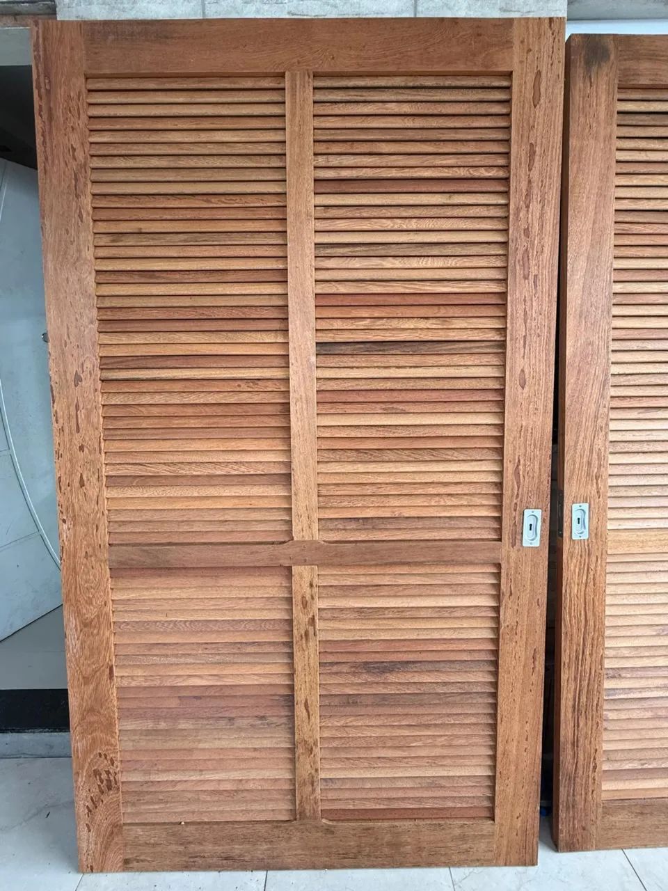 2 portas de madeira novas  - Foto 2