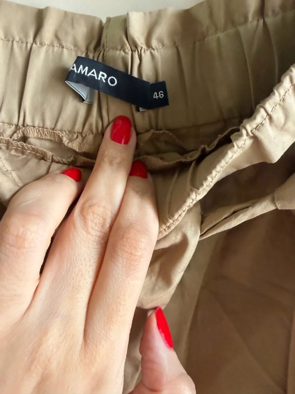 Short Saia Bege Amaro - Foto 3