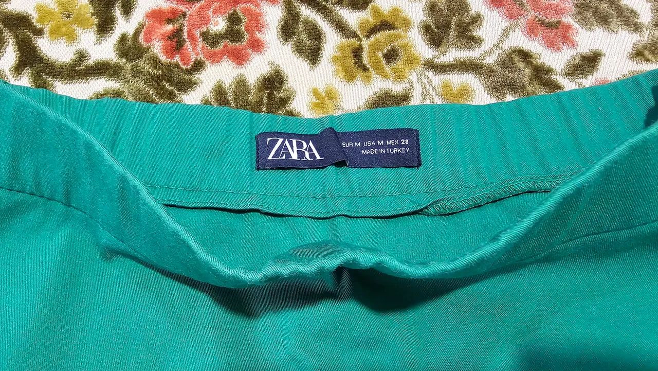 Saia P verde esmeralda zara - Foto 4